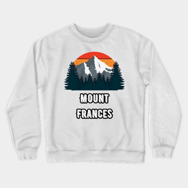 Mount Frances Crewneck Sweatshirt by Canada Cities